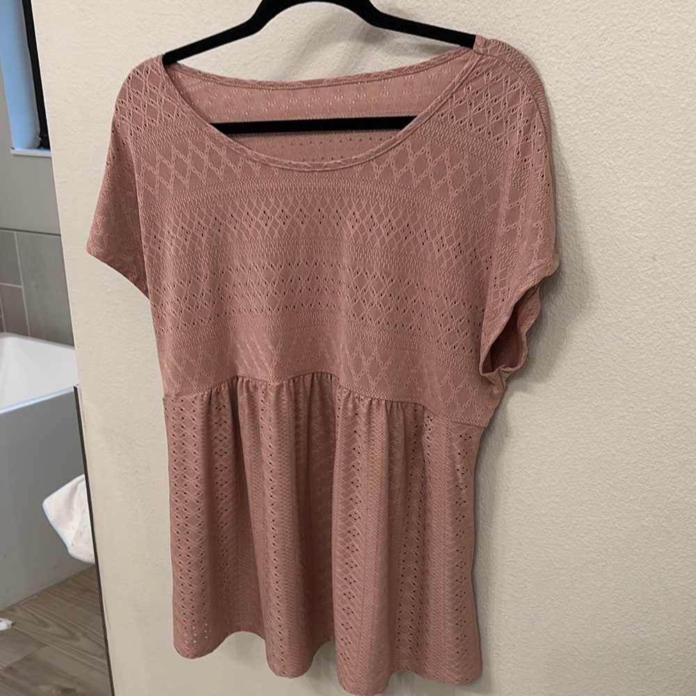 Women's Lace Top in Pink